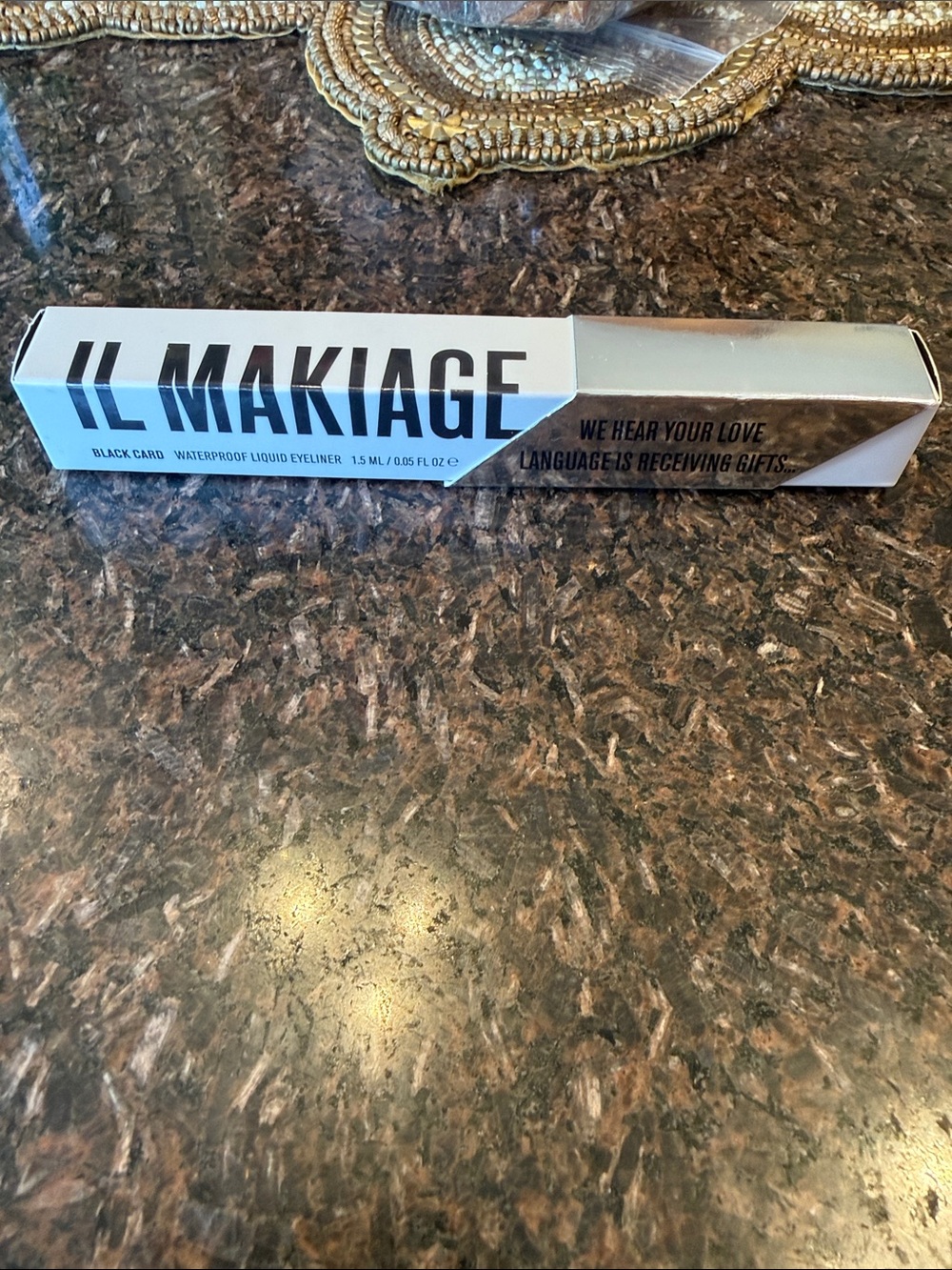 IL MAKIAGE Liquid Eyeliner in Black & Silver Packaging- Never opened!